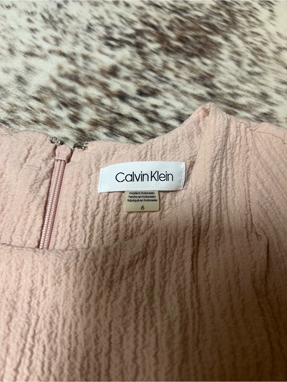 Calvin Klein Sleeveless Wide-Leg Jumpsuit in Light Taupe - Picture 3 of 13